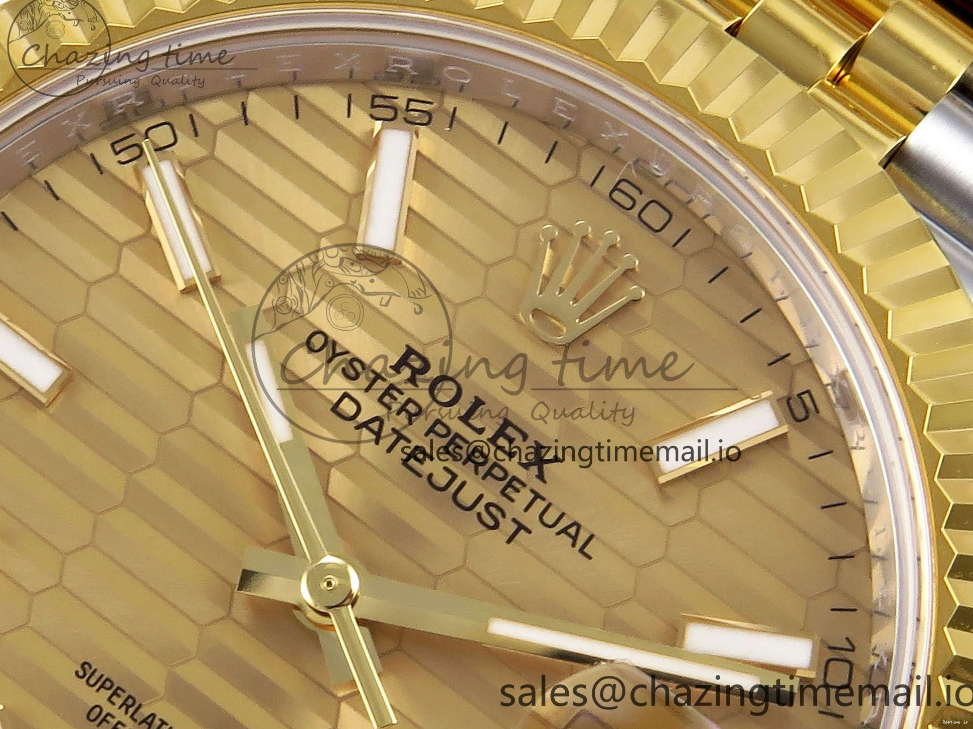 0105 Attractive DateJust 41 SS YG ARF 1:1 Best Edition 904L Steel YG Textured Stick Dial on Jubilee Bracelet SH3235 (Gain Weight) 1226